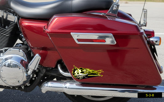 SYL BSMC Skull & Crosses Slap - A